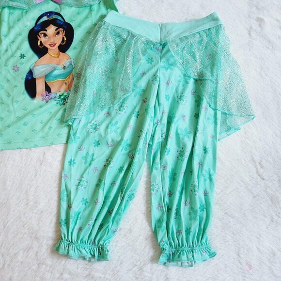 Disney's Jasmine Girls Top & Bottoms Pajama Set (size 4) 4KIDG-F - Picture 3 of 8
